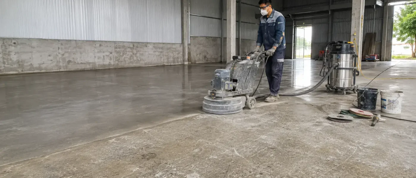 Đánh bóng sàn bê tông Huế