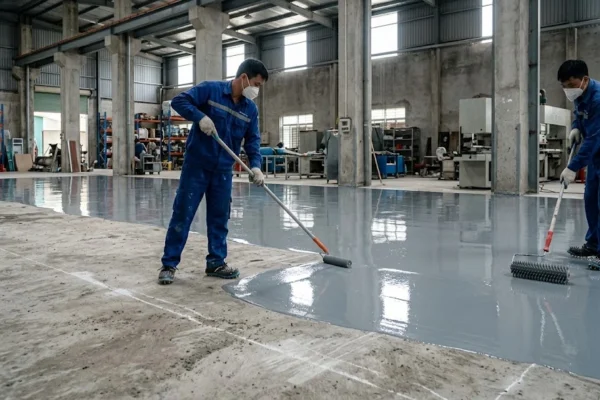 Thi công sơn nền Epoxy Huế
