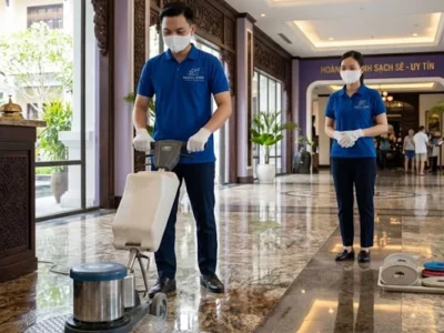 Đánh bóng sàn đá granit Huế