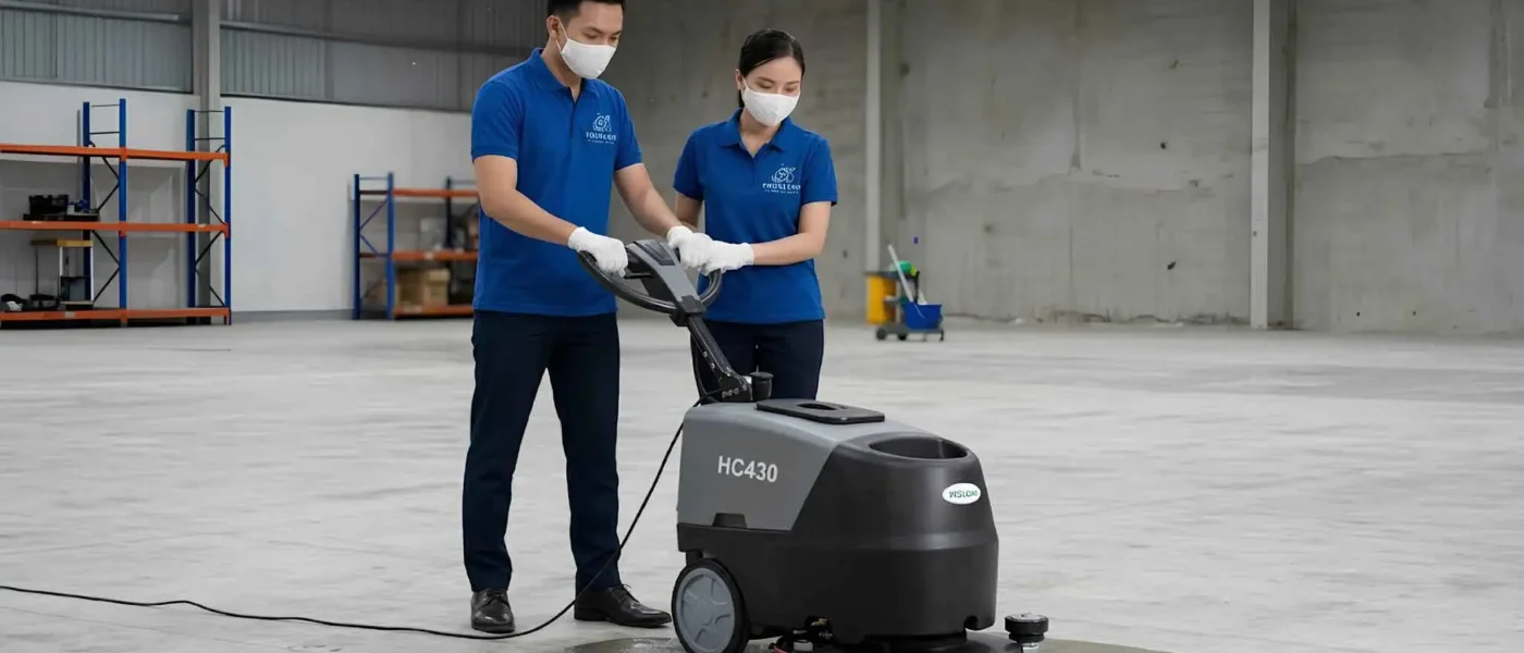 Đánh bóng sàn bê tông tại Huế - Phong Phú Service