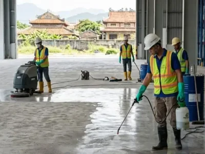 Tăng cứng sàn bê tông Huế