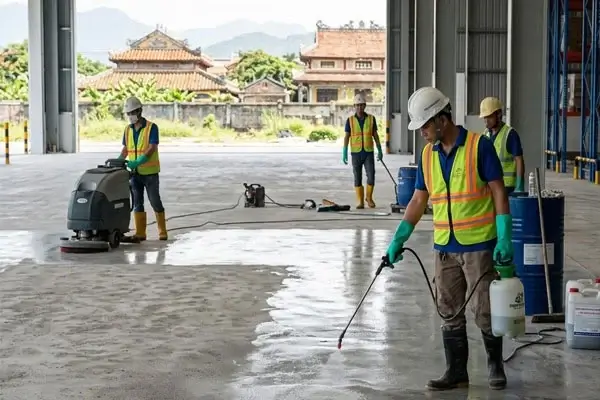 Tăng cứng sàn bê tông Huế