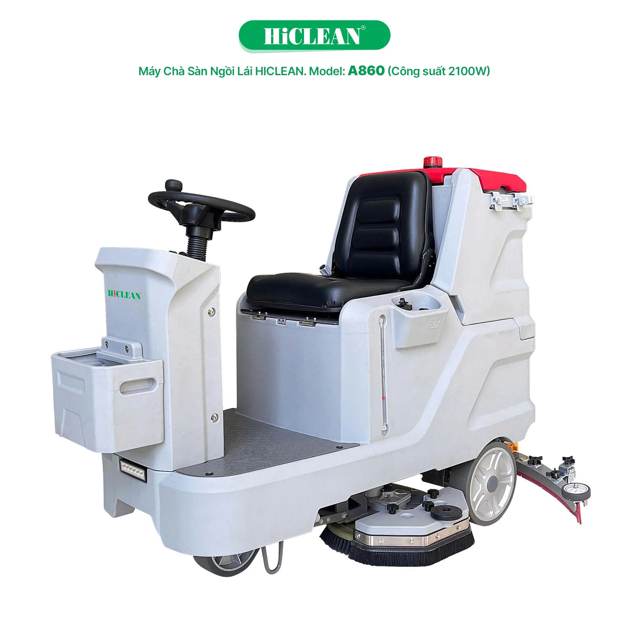 Máy chà sàn ngồi lái HiClean A860, công suất 2100W