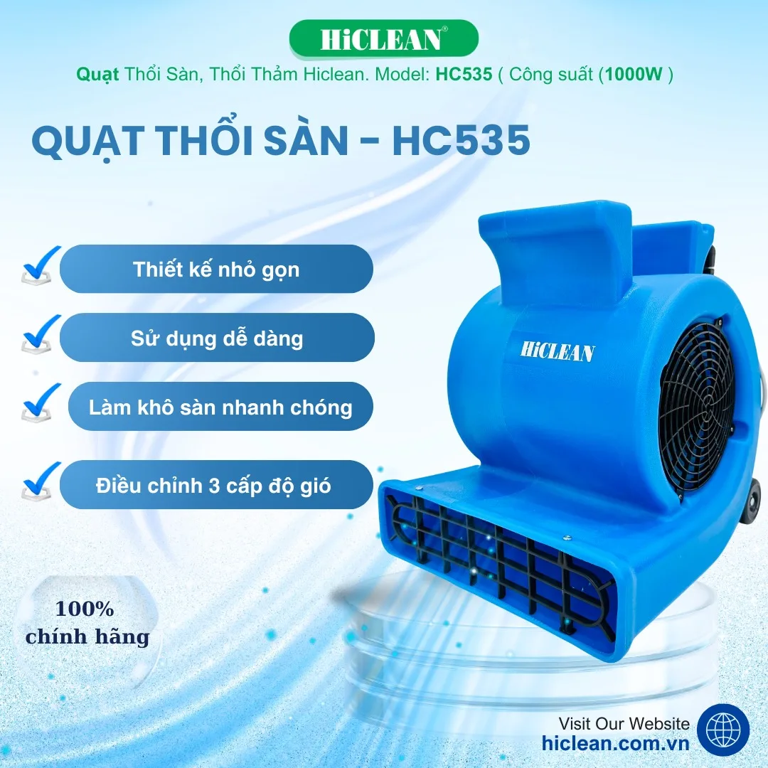 Quạt thổi sàn HiClean HC535