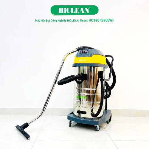 Máy hút bụi công nghiệp HiClean HC380, công suất 3800W