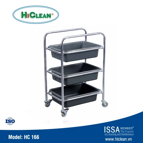 Xe đẩy dọn bàn khách sạn HiClean HC 166