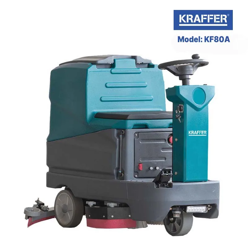 Máy chà sàn ngồi lái KRAFFER KF80A dùng bình