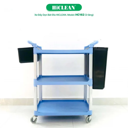 Xe đẩy thức ăn 3 tầng HiClean HC162