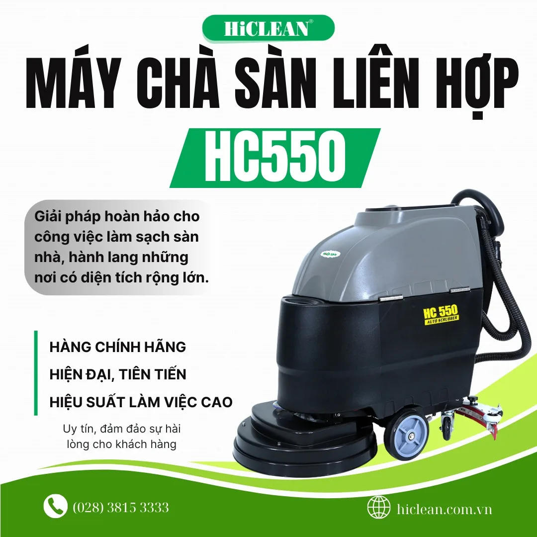 Máy chà sàn liên hợp HiClean HC550