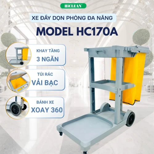 Xe dọn phòng khách sạn HiClean HC 170A