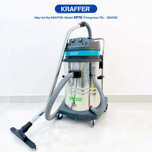 Máy hút bụi công nghiệp Kraffer KF70, công suất 2800W