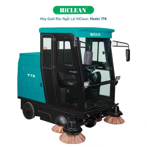 Máy quét rác ngồi lái HiClean Y78 dùng bình