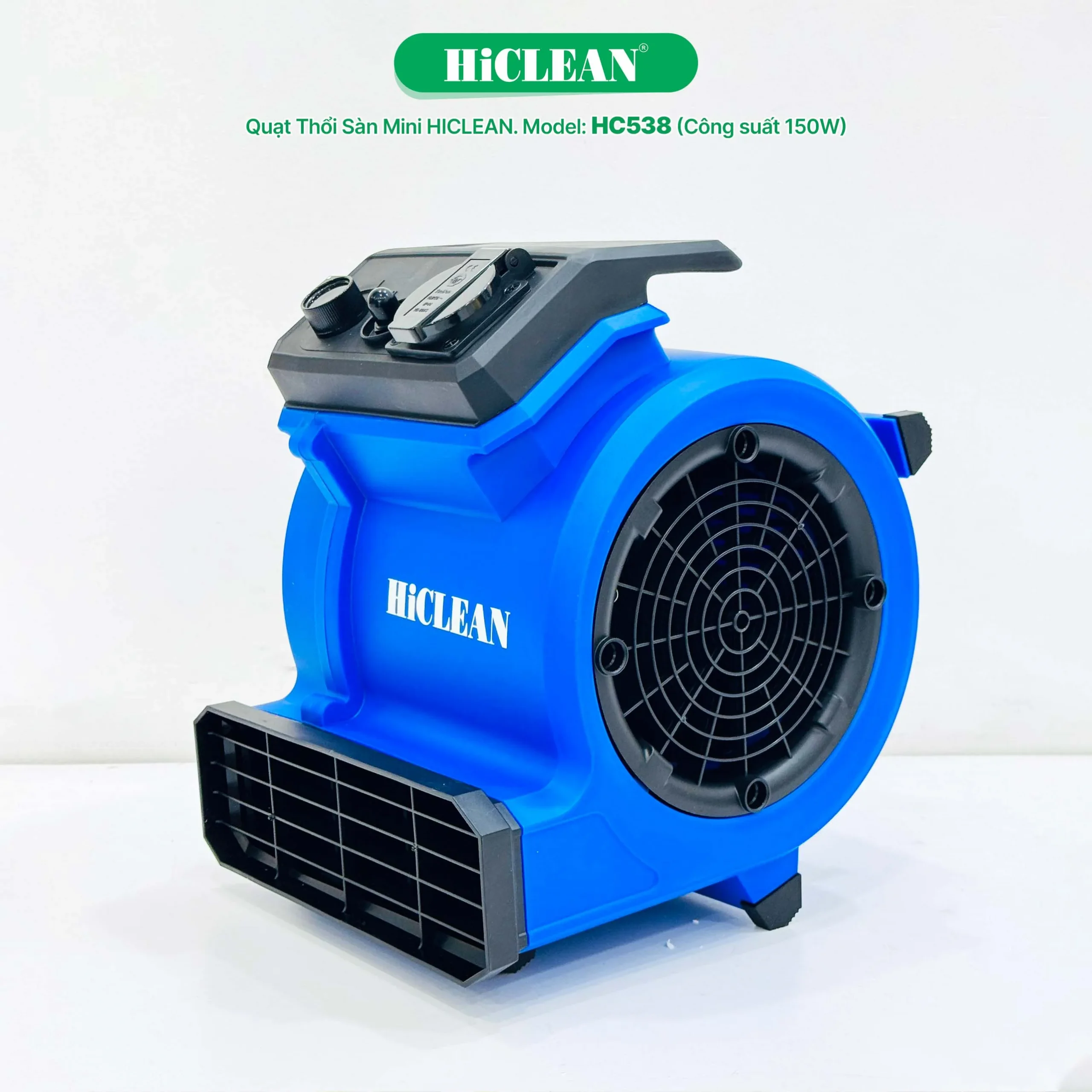 Quạt thổi sàn mini HiClean HC538, công suất 150W