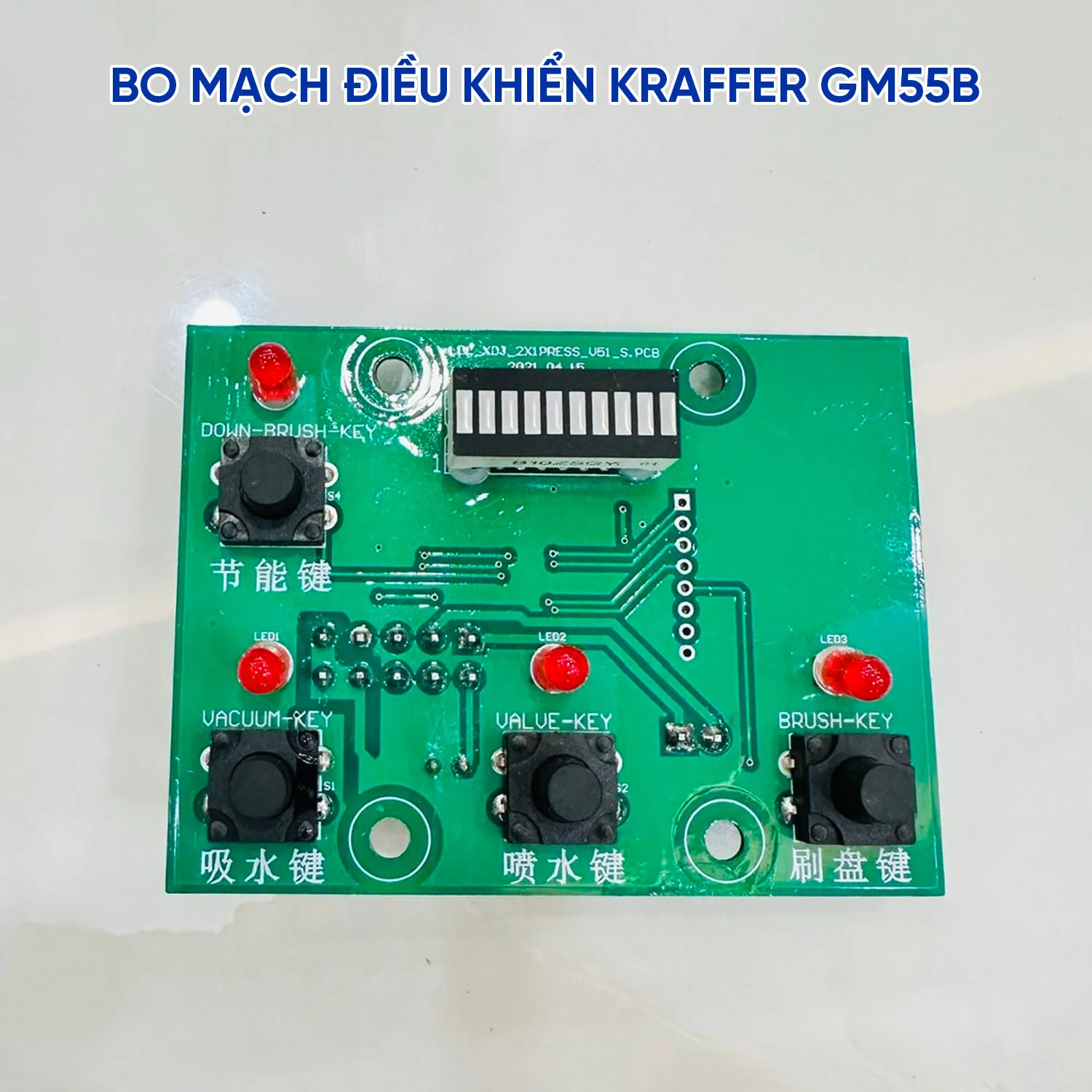 Bo mạch điều khiển máy chà sàn Kraffer GM55B