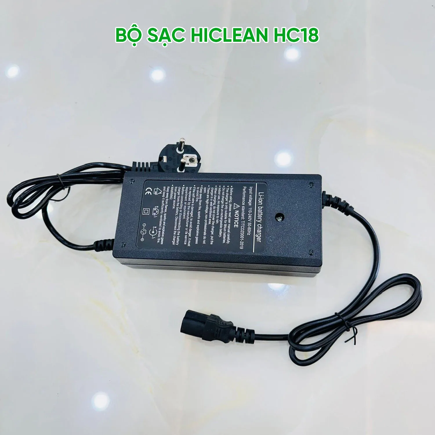 Bộ sạc pin máy chà sàn HiClean HC18