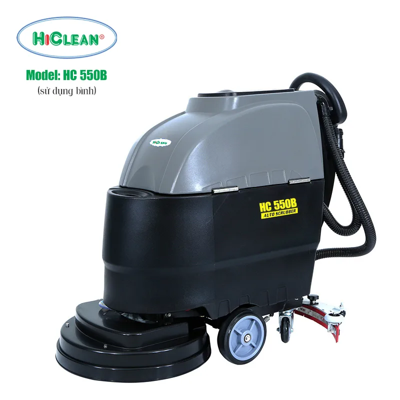 Máy chà sàn nhà xưởng HiClean HC550B (dùng bình)
