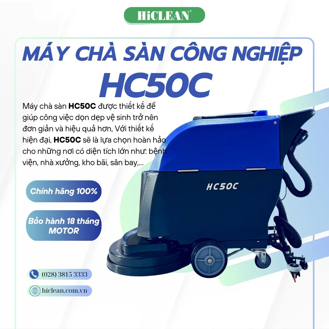 Máy chà sàn liên hợp HiClean HC 50C