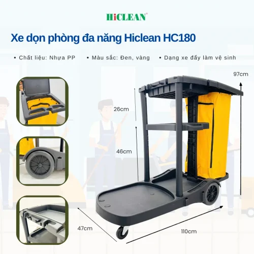 Xe đẩy làm phòng đa năng HC 180