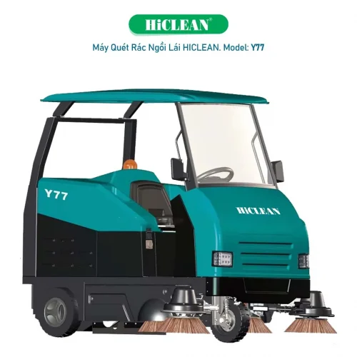 Máy quét rác ngồi lái HiClean Y77 dùng bình