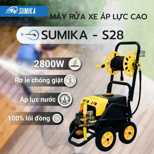 Máy phun áp lực SUMIKA S28, công suất 2800W