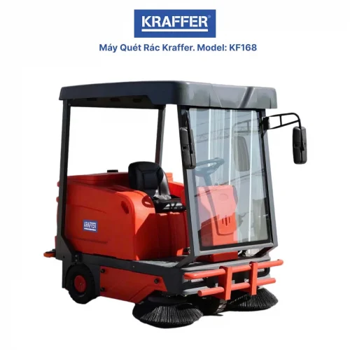 Máy quét rác ngồi lái KRAFFER KF168 dùng bình