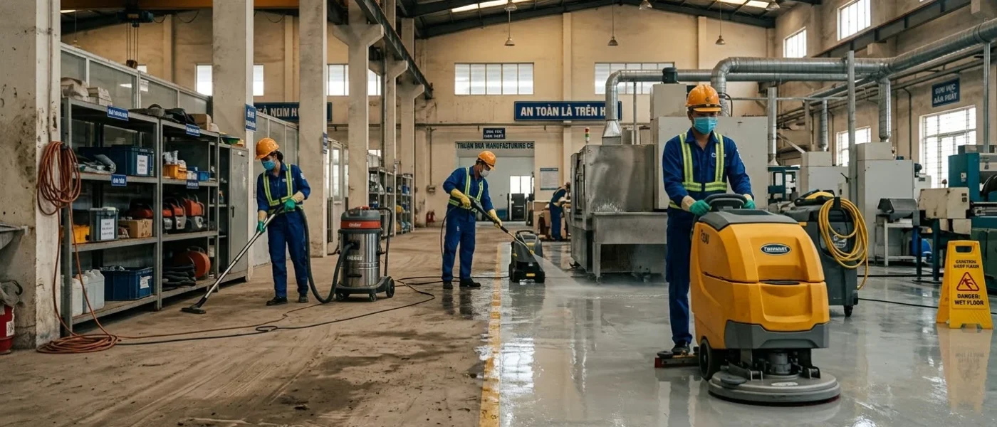 Vệ sinh công nghiệp Huế