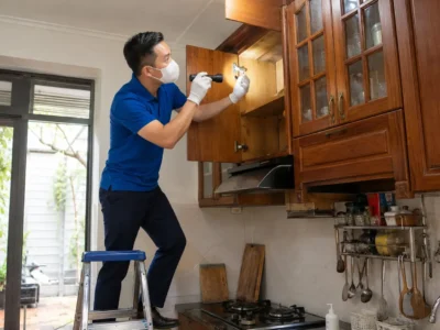 Diệt mối nhà ở tại Huế cho tủ gỗ, cửa gỗ và sàn gỗ