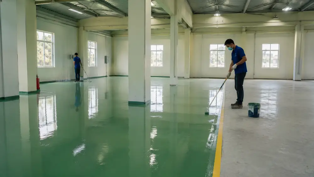 Giá thi công sơn nền Epoxy tại Huế phụ thuộc vào những yếu tố nào?