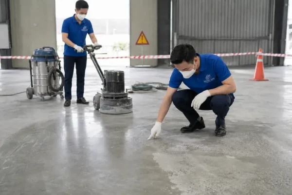 Các lỗi thường gặp sau khi đánh bóng sàn bê tông