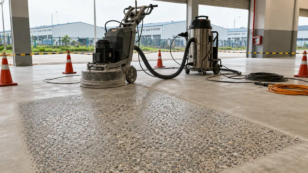 Mài lộ đá, lộ cát sàn bê tông tại Huế khác nhau thế nào?