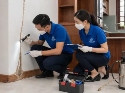 Quy trình khảo sát diệt mối tại Huế trước khi báo giá