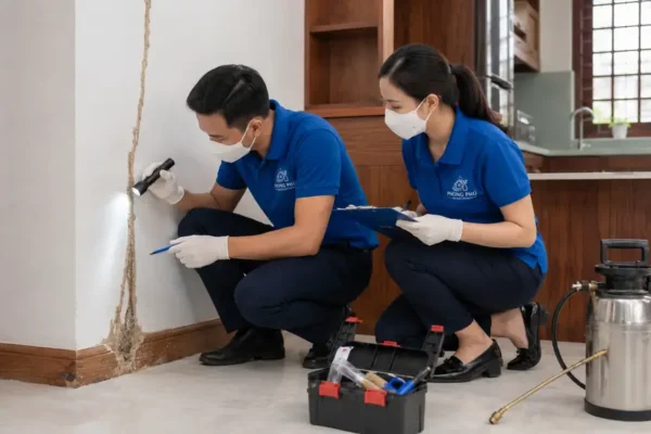 Quy trình khảo sát diệt mối tại Huế trước khi báo giá
