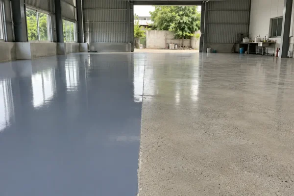 Nên sơn epoxy hay đánh bóng sàn bê tông tại Huế?