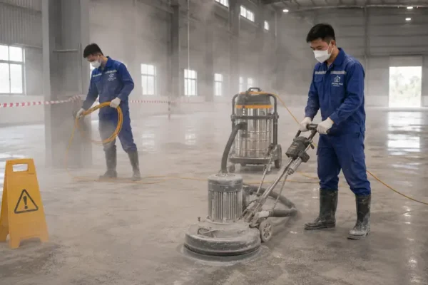 Cách chọn đơn vị đánh bóng sàn bê tông tại Huế