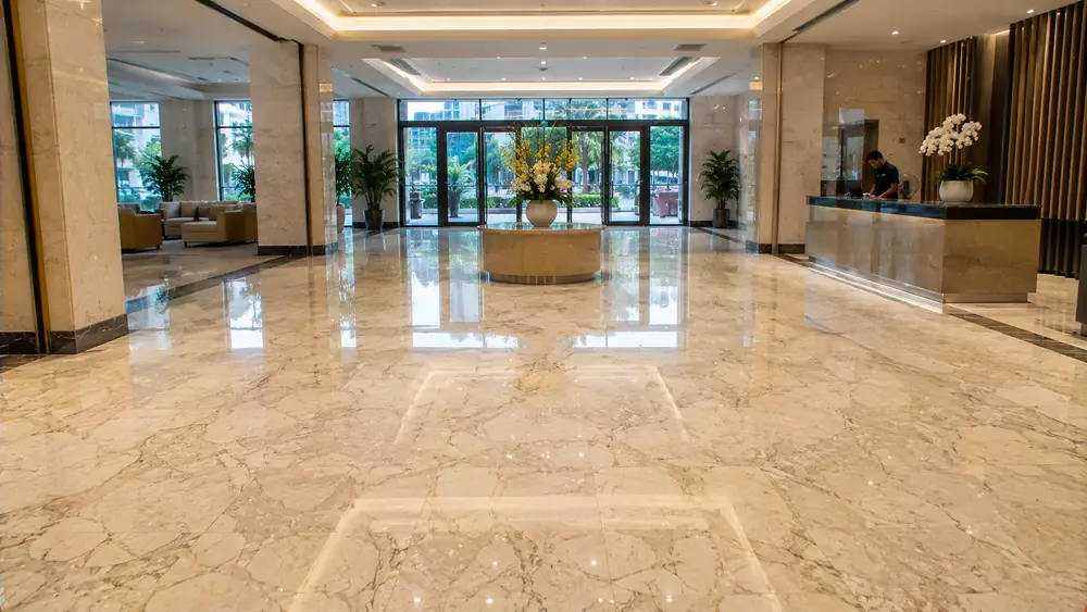 Đánh bóng sàn đá hoa cương tại Huế cho nhà ở, văn phòng tại Huế có phù hợp không?