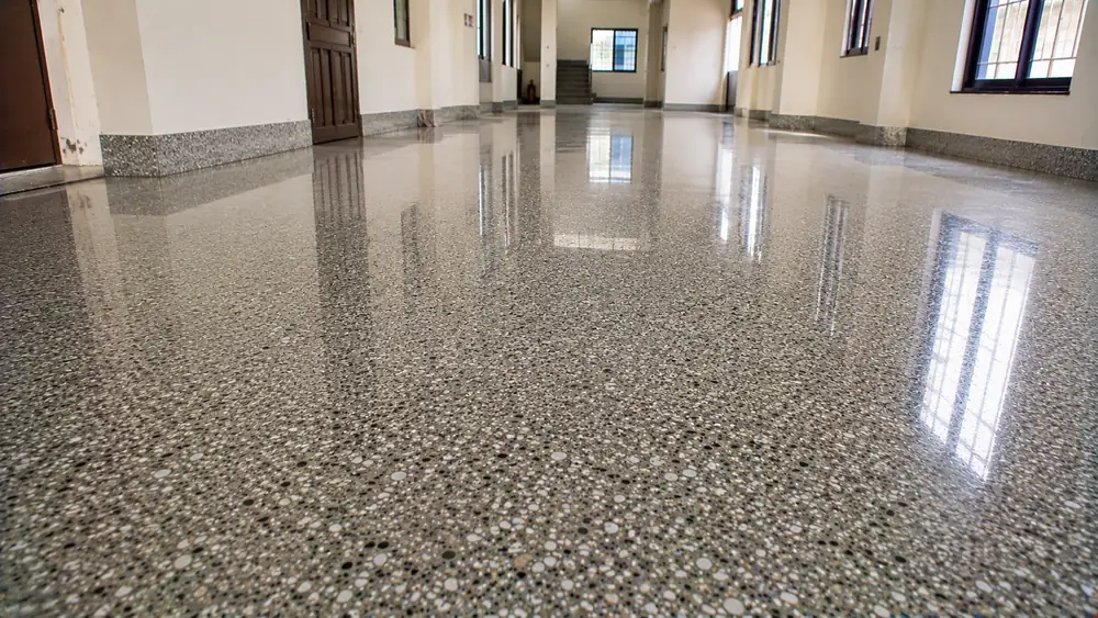 Đánh bóng sàn đá mài tại Huế cho nhà ở, văn phòng tại Huế có phù hợp không?