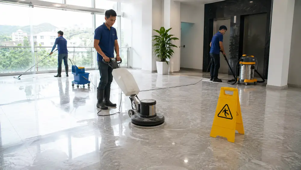 Những sai lầm thường gặp khi chọn vệ sinh công nghiệp tại Huế