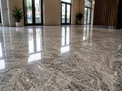 Quy trình đánh bóng sàn đá hoa cương tại Huế gồm những bước nào?