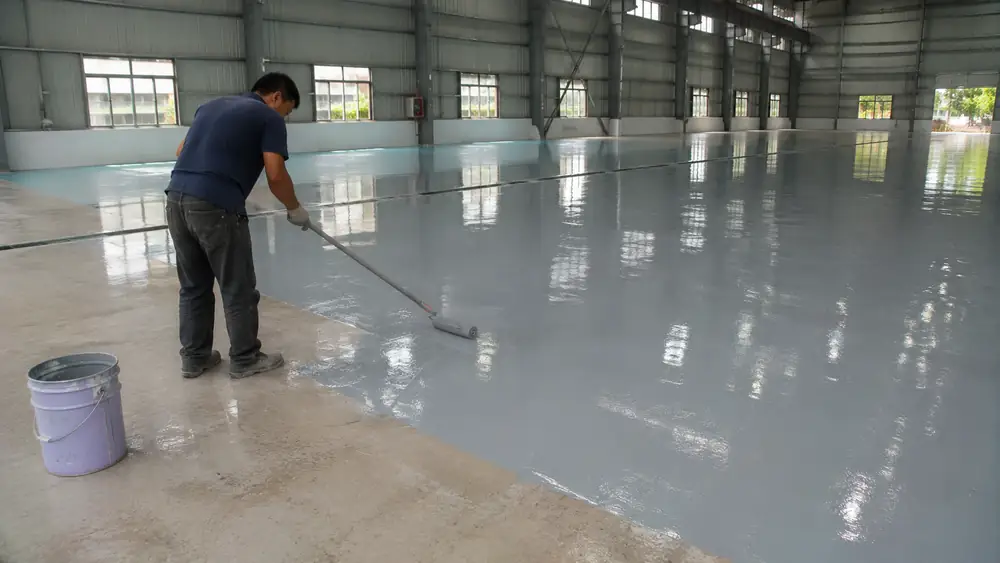 Quy trình thi công sơn nền Epoxy tại Huế gồm những bước nào?