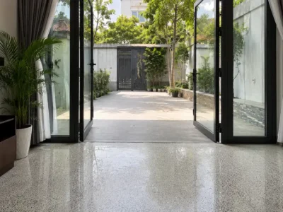 Đá mài sau phục hồi ở Huế nên chống bám bẩn khu vực bếp và hành lang thế nào?