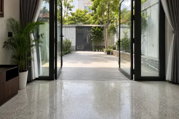 Đá mài sau phục hồi ở Huế nên chống bám bẩn khu vực bếp và hành lang thế nào?